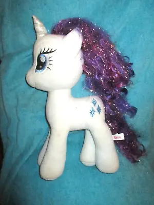 TY My Little Pony Large Plush White Stuffed Toy 17  Sparkle TY Rarity • $12.82