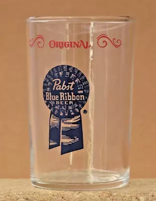 Vintage Pabst Blue Ribbon 3.5 Inch Tall Glass • $14.99