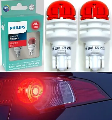 Philips Ultinon LED Light 921 Red Two Bulbs High Mount Stop Brake Replace Stock • $25.65