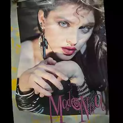 Madonna  S/T  US Promo Poster 1984 Sire Records 23  X 34  Borderline/Lucky Star • $90