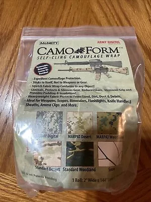 McNett Gear Aid Camo Form Reusable Fabric Wrap Army Digital • $14.99