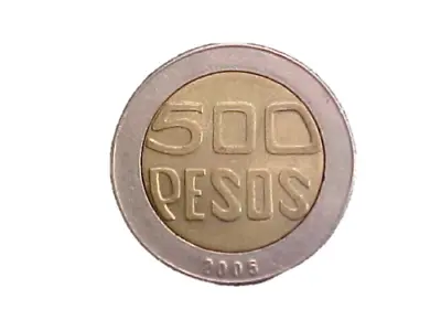 CIRCULATED COLOMBIA 500 Pesos Bimetallic - Nice Collector Coin! 1993-2012 • $2.99