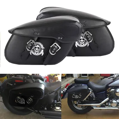 Motorcycle Saddle Bags For  Suzuki Boulevard C109R C50 C90 M109R M50 M90 M95 • $129.99