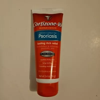 Cortizone-10 Maximum Strength  Anti-Itch Lotion For Psoriasis 3.4 Oz Exp 2025+ • $16.49