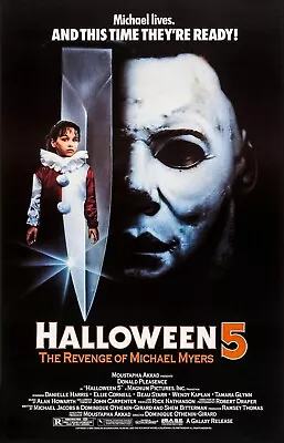 Halloween 5: The Revenge Of Michael Myers Movie Poster | 1989 | 11x17 | NEW • $16.99