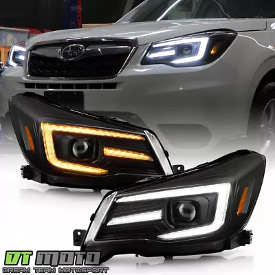 For 2014-2016 Subaru Forester Halogen LED Switchback DRL Projector Headlights • $495.99