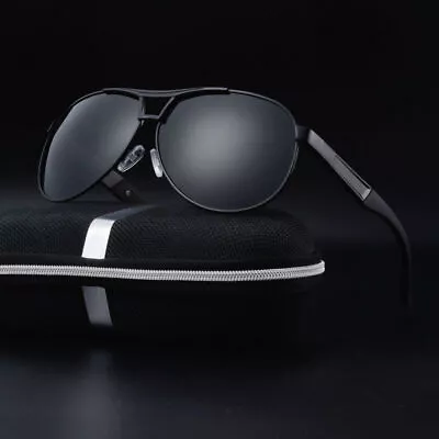 Sunglasses Retro Pilot Drving Eyewear Eye Glasses Mens Polarized Metal Frame • $15.21