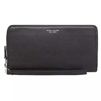 [Marc Jacobs] THE LEATHER SLIM 84 SLG CONTINENTAL WALLET S171L03FA22 001 BLACK • $206.60