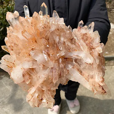 6.72LB Natural White Crystal Cluster Point Mineral Specimen Chakras Healing • $0.99