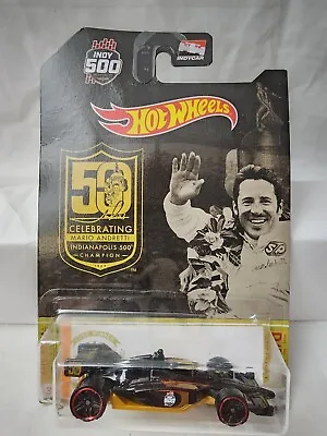 Hot Wheels 2019 Diecast 1/64 Mario Andretti Anniversary Indy Car 500 Race Car A6 • $8.99