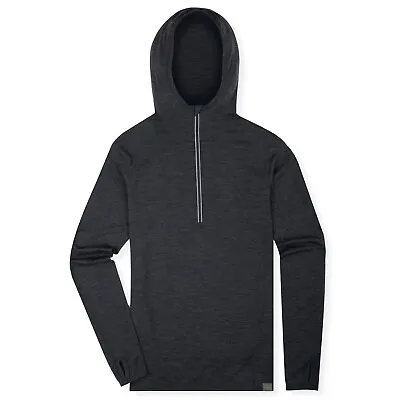 MERIWOOL Men’s Base Layer Hoodie Lightweight Merino Wool Long Sleeve Thermal • $64