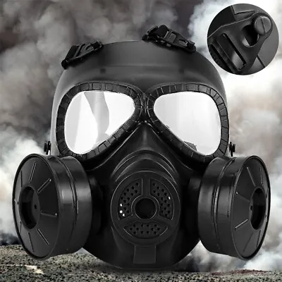 Full Head Gas Mask For Halloween Festival Cosplay Masquerade Party Props 3 Color • £31.99