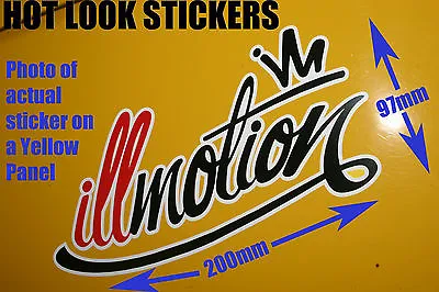 Illmotion Sticker Jdm Drift Import Decal For ILLEST FATLACE HELLAFLUSH CARS  • $6.99