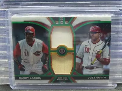 2023 Topps Tribute Larkin Votto Game Used Jersey Bat Green #94/99 • $0.99