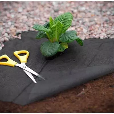 Heavy Duty Weed Control Fabric Membrane Sheet Cover Garden Mat Landscape 100gsm • £2.99