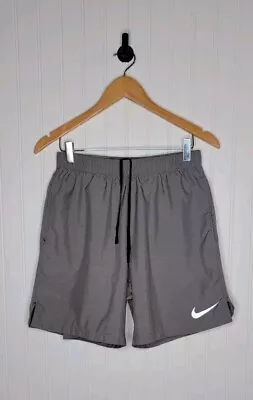 Nike Dri-Fit 7” 2-in-1 Running Shorts Men's Size Medium Gray • $22.40