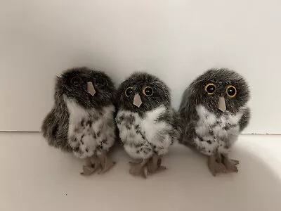 FOLKMANIS 3 Finger Puppets Baby Owls Excellent Condition!! • $30