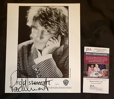 Rod Stewart Autograph Signed 1993 8x10 Photo Jsa Cert Coa Warner Bros. Music • $225