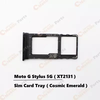 Motorola Moto G Stylus 5G Sim Card Tray Holder Slot ( XT2131 / Cosmic Emerald ) • $9.95