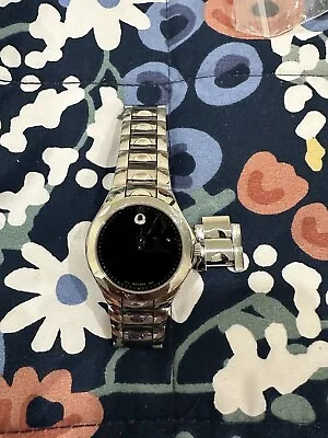 Movado Luno Black Museum Dial Men's Watch 0606378 • $219