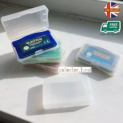 10 X Cartridge Case Fits Nintendo GameBoy Advance GBA Game Boy Card Storage Box • £5.95