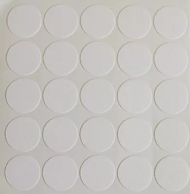 £2.09 • Buy 18mm Self Adhesive Cam Screw Hole Cover Cap White Furniture Cabinet Bookcase