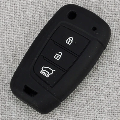 $10.96 • Buy Silicone Key Fob Case Cover Protector Fit For Hyundai I30 I35 Solaris Verna Kona