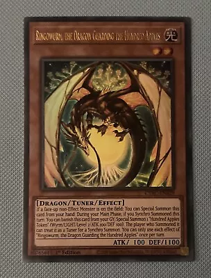 YuGiOh! Ringowurm The Dragon Guarding The Hundred Apples CYAC-EN029 Ultra Rare • £4.15