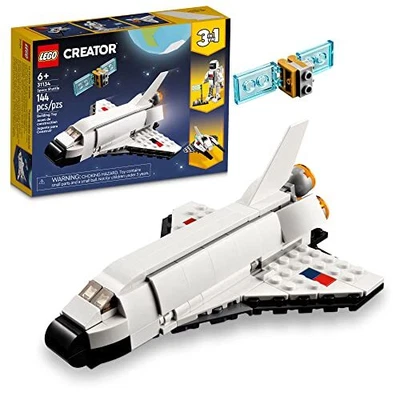 $14.92 • Buy LEGO 31134 Creator 3in1 Space Shuttle To Astronaut Figure Spaceship Building Set