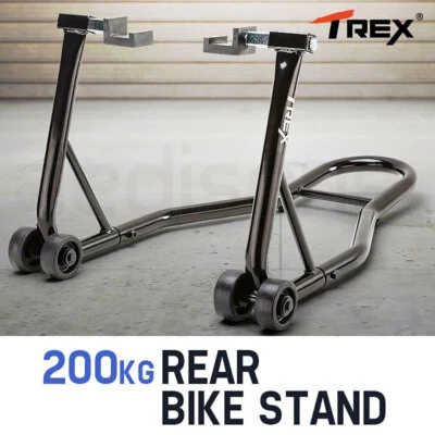 $77 • Buy 【EXTRA10%OFF】T-REX Rear Motorcycle Stand Heavy-Duty Motorbike Lift Paddock