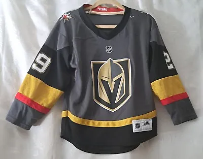 Las Vegas Golden Knights Marc-Andre Fleury NHL Gray Jersey Youth S/M Pre-Owned  • $34.99