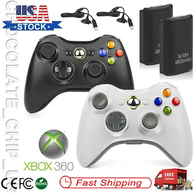 For Microsoft Xbox 360 PC WIN 7 8 10 Wired Wireless Controller Gamepad Joystick • $20.99