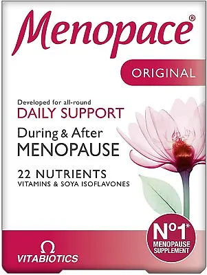 Vitabiotics Menopace Original - Menopause Support Supplement 90 Tablets • $19.84