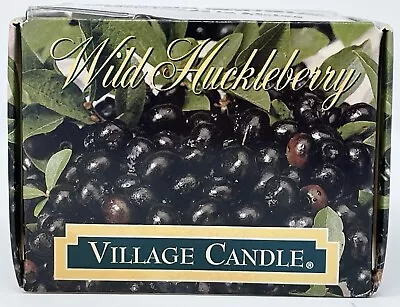 Village Candle WILD HUCKLEBERRY Scented Tea Lights 12 Count RETIRED VTG VHTF • $11.99