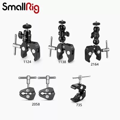 SmallRig Multi-function Super Clamp Mount /Ball Head/ Ballhead Magic Arm-UK • £8.90