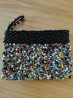 $20 • Buy Zara Style Geo Beaded Purse