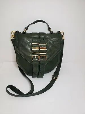 $24.90 • Buy Treesje Leather Nolita Bag Olive/Deep Green