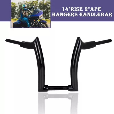 14'' Rise 2  Ape Hanger Handlebar For Yamaha V-Star 950/1300 • $164.45