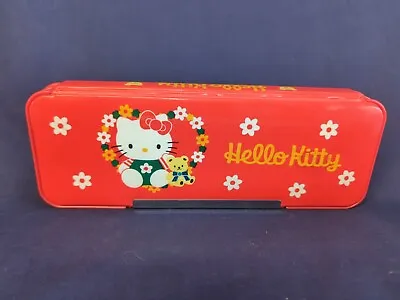 Vintage Sanrio Hello Kitty Pencil Case 1995 JAPAN Good Condition RARE • $79.99