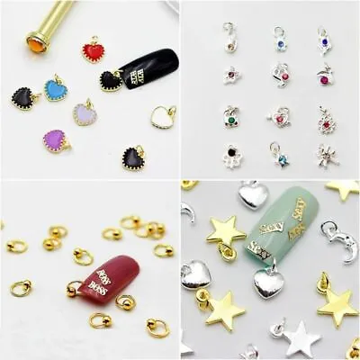 Women Nail Art Hand Dangle Drill Hole Maker Dotting Pen UV Gel Acrylic Tip • $26.96