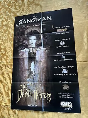 1999 Vertigo DC Comics Sandman 22 X34  Promo Poster See Pics For Condition • $5