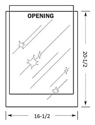 16-1/2 X 20-1/2 Inch MYLAR Sleeve(s) 4mil No Flap  • $8.50