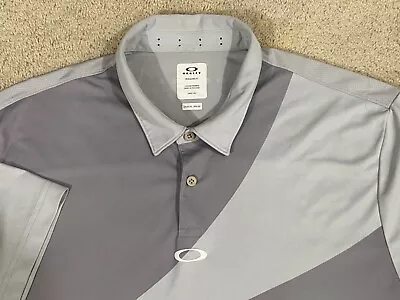 Oakley Performance Golf Polo Shirt Mens Sz XL Very Nice! • $18.95