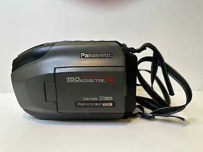 Panasonic Palmcorder 150X Digital HD PV-L580D VHS-C PalmSight Camcorder &charger • $7.99