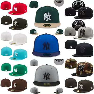 New Era New York Yankees MLB Basic 59Fifty Fitted Cap Hat. • $14.79