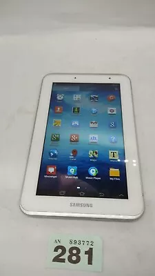 Samsung Galaxy Tab 2 7.0 GT-P3110 Wi-Fi White Android Tablet Device Only Working • £23.99