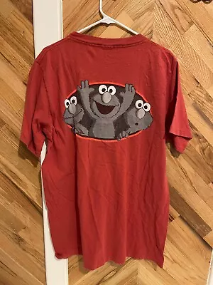 Vtg 90s Elmo Wear Single Stitch Jim Henson T-Shirt Size XL • $22