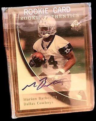 Marion Barber 2005 Sp Authentic Auto Rookie - #575/850 • $35