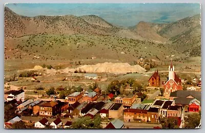 Virginia City Nevada Nv Mountains Virginia City 1957 Cancel Wob Pm Postcard • $7.99