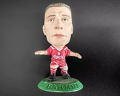 Corinthian Microstars 2001 Nick Barmby Liverpool MC251 Soccer Figure Green Base • $5